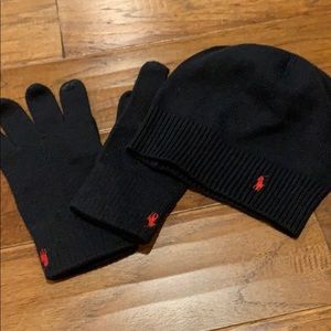 Polo hat and gloves